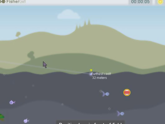 Игра Fisher Girl-3 скриншот