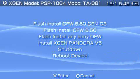 Игра Прошивка 5.50 GEN-D3 (2009/PSP)-3 скриншот