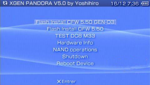 Игра Прошивка 5.50 GEN-D3 (2009/PSP)-2 скриншот